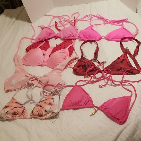 Bikini tops (lot of 8 ) Great condition - Picture 1 of 12